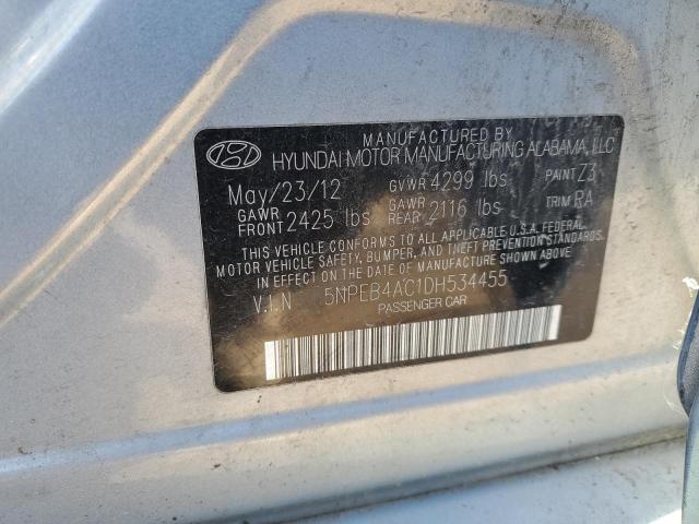 Photo 10 from auction – 2013 HYUNDAI SONATA GLS with VIN 5NPEB4AC1DH534455
