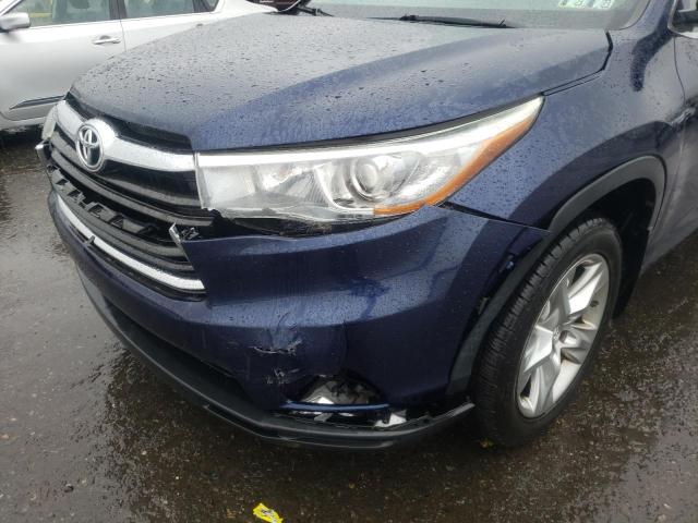 Photo 9 from auction – 2015 TOYOTA HIGHLANDER with VIN 5TDDKRFH8FS160307