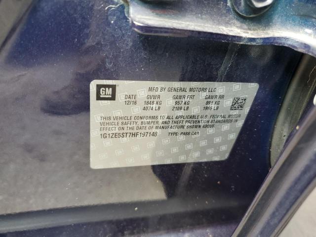 Photo 10 from auction – 2017 CHEVROLET MALIBU LT with VIN 1G1ZE5ST7HF197148