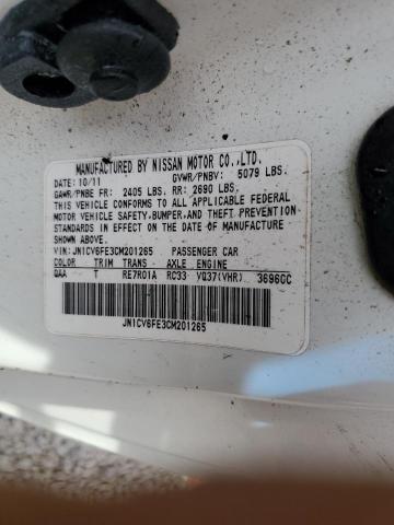 Photo 10 from auction – 2012 INFINITI G37 BASE with VIN JN1CV6FE3CM201265