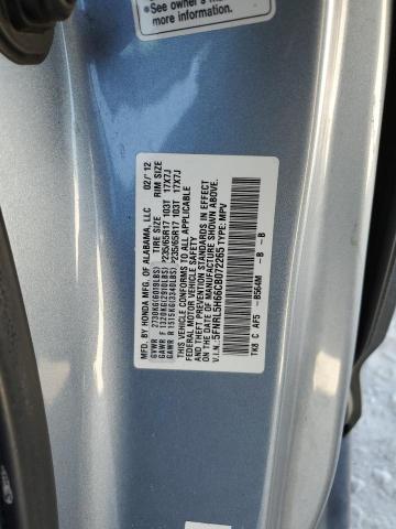 Photo 10 from auction – 2012 HONDA ODYSSEY EX with VIN 5FNRL5H66CB072265
