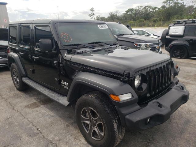 JEEP WRANGLER U 2018 with VIN 1C4HJXDG4JW149512 - Photo from auction