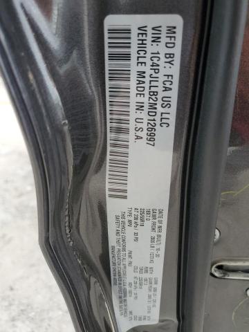 Photo 10 from auction – 2021 JEEP CHEROKEE L with VIN 1C4PJLLB2MD126997