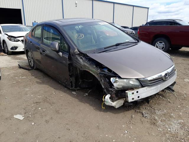 HONDA CIVIC EXL 2012 with VIN 2HGFB2F94CH505627 - Photo from auction