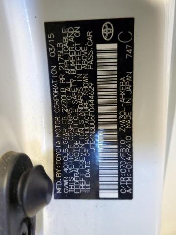 Photo 10 from auction – 2015 TOYOTA PRIUS with VIN JTDKN3DU6F0444629