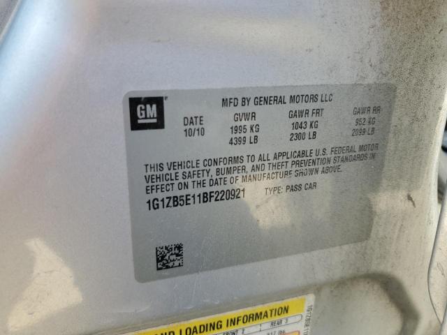 Photo 10 from auction – 2011 CHEVROLET MALIBU LS with VIN 1G1ZB5E11BF220921