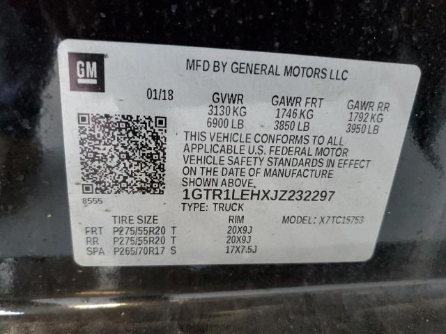 Photo 10 from auction – 2018 GMC SIERRA C15 with VIN 1GTR1LEHXJZ232297