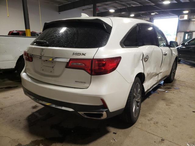 Photo 4 from auction – 2017 ACURA MDX TECHNO with VIN 5FRYD4H71HB002609
