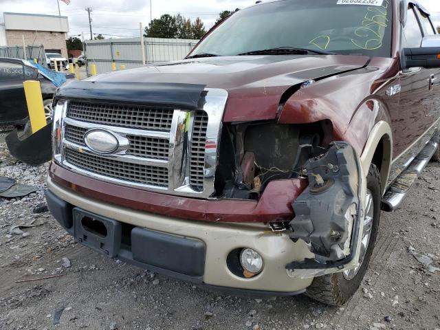 Photo 9 from auction – 2009 FORD F150 SUPER with VIN 1FTPW12VX9FA02313