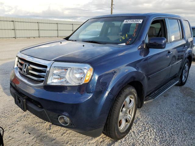 Photo 2 from auction – 2014 HONDA PILOT EXL with VIN 5FNYF4H58EB035824