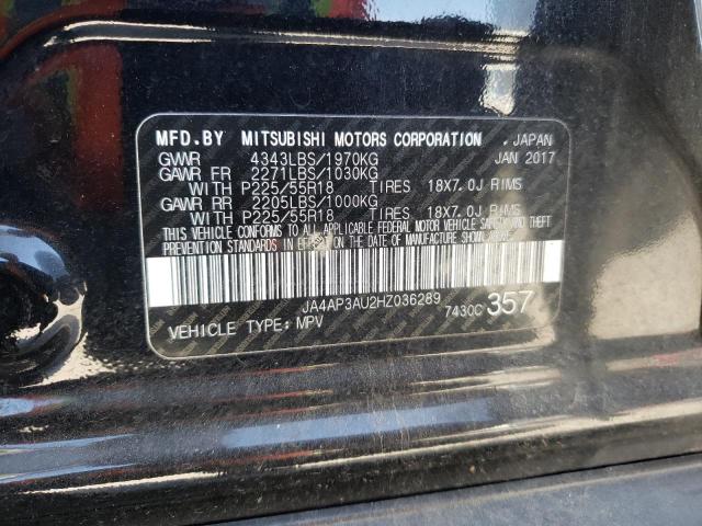 Photo 10 from auction – 2017 MITSUBISHI OUTLANDER with VIN JA4AP3AU2HZ036289