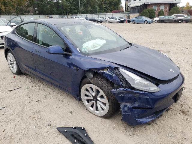 TESLA MODEL 3 2022 with VIN 5YJ3E1EA3NF185451 - Photo from auction