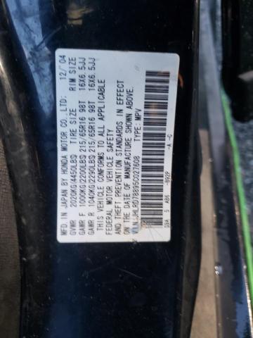 Photo 10 from auction – 2005 HONDA CR-V EX with VIN JHLRD78895C027608