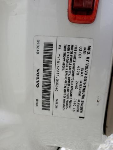 Photo 10 from auction – 2004 VOLVO C70 HPT with VIN YV1NC62D14J050240