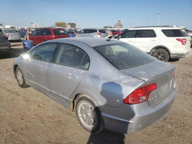Photo 3 from auction – 2007 HONDA CIVIC HYBR with VIN JHMFA36257S032182