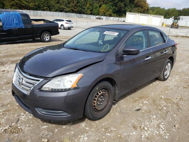 Photo 2 from auction – 2014 NISSAN SENTRA S with VIN 1N4AB7AP0EN851086
