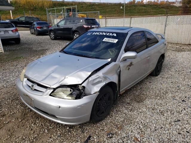 Photo 2 from auction – 2002 HONDA CIVIC EX with VIN 1HGEM21912L099739