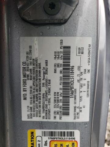 Photo 10 from auction – 2020 FORD MUSTANG with VIN 1FA6P8TH3L5118496