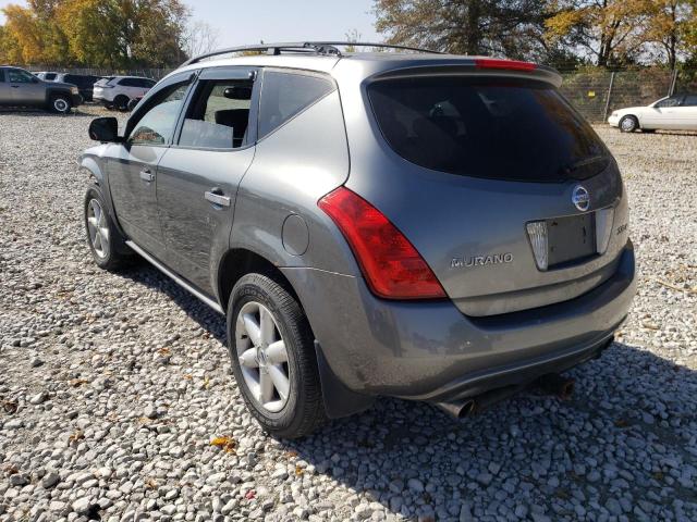 Photo 3 from auction – 2005 NISSAN MURANO SL with VIN JN8AZ08W45W403541