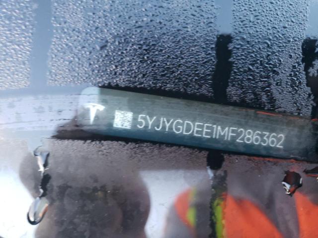 Photo 10 from auction – 2021 TESLA MODEL Y with VIN 5YJYGDEE1MF286362