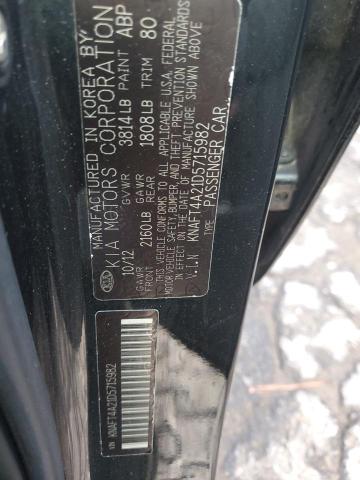 Photo 10 from auction – 2013 KIA FORTE LX with VIN KNAFT4A21D5715982