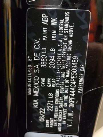 Photo 10 from auction – 2023 KIA FORTE GT with VIN 3KPF44AC4PE509489