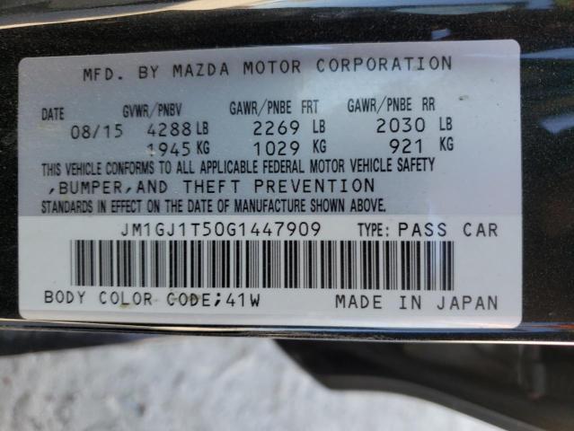 Photo 10 from auction – 2016 MAZDA 6 TOURING with VIN JM1GJ1T50G1447909