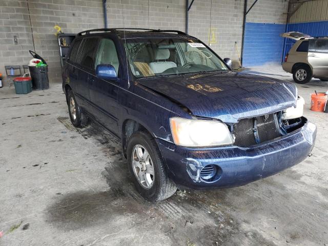 TOYOTA HIGHLANDER 2003 with VIN JTEGF21A130100883 - Photo from auction