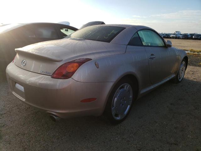 Photo 4 from auction – 2002 LEXUS SC 430 with VIN JTHFN48Y220013136