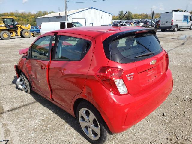 Photo 3 from auction – 2020 CHEVROLET SPARK LS with VIN KL8CB6SA7LC410032