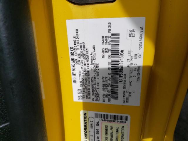 Photo 10 from auction – 2017 FORD MUSTANG with VIN 1FATP8UH6H5245056
