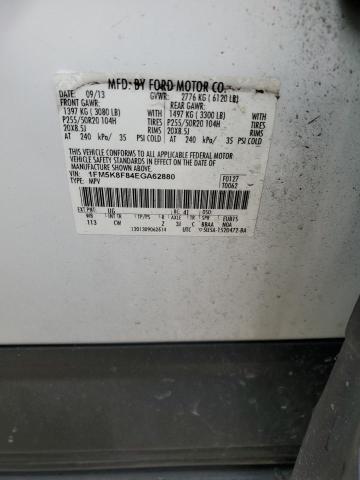 Photo 10 from auction – 2014 FORD EXPLORER L with VIN 1FM5K8F84EGA62880
