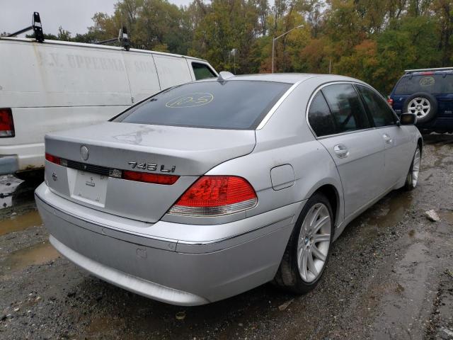 Photo 4 from auction – 2004 BMW 745 LI with VIN WBAGN63534DS53545