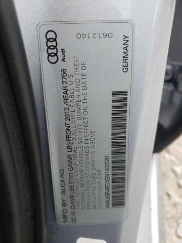 Photo 10 from auction – 2016 AUDI A6 PREMIUM with VIN WAUGFAFC0GN142220