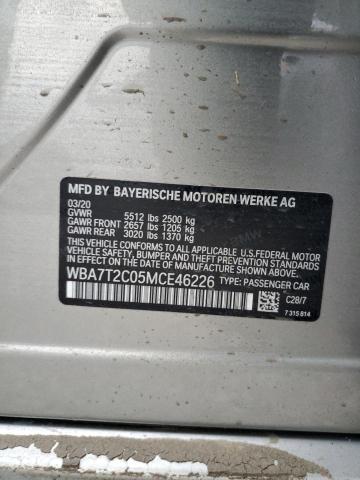 Photo 10 from auction – 2021 BMW 740 I with VIN WBA7T2C05MCE46226