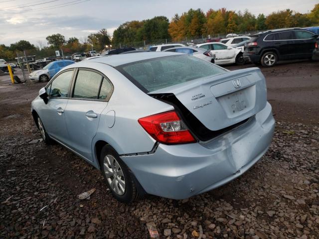 Photo 3 from auction – 2012 HONDA CIVIC LX with VIN 2HGFB2F57CH525660