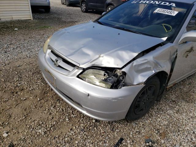 Photo 9 from auction – 2002 HONDA CIVIC EX with VIN 1HGEM21912L099739