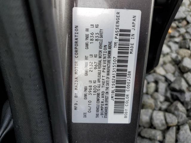 Photo 10 from auction – 2010 MAZDA 3 I with VIN JM1BL1SG2A1315507