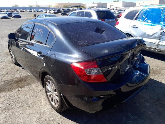 Фото 3 с аукциона – 2012 HONDA CIVIC EX с VIN 19XFB2F8XCE378786