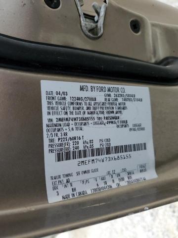 Photo 10 from auction – 2003 MERCURY GRAND MARQ with VIN 2MEFM74W73X685155