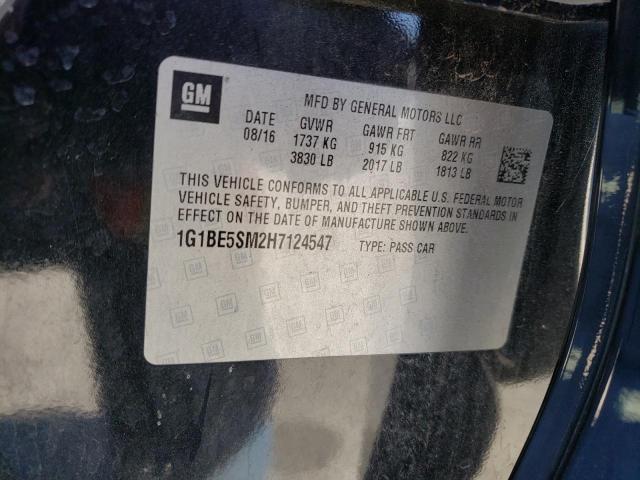 Photo 10 from auction – 2017 CHEVROLET CRUZE LT with VIN 1G1BE5SM2H7124547