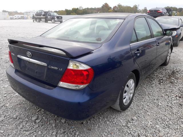 Photo 4 from auction – 2005 TOYOTA CAMRY LE with VIN 4T1BE32K45U396424