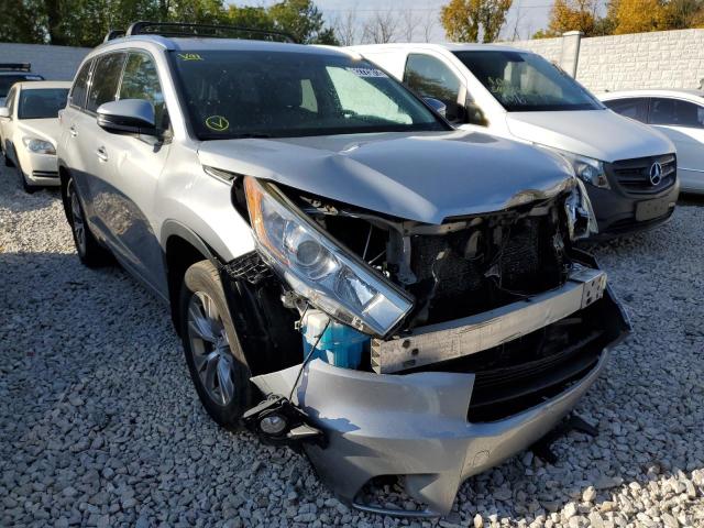 TOYOTA HIGHLANDER 2015 with VIN 5TDJKRFH7FS130346 - Photo from auction