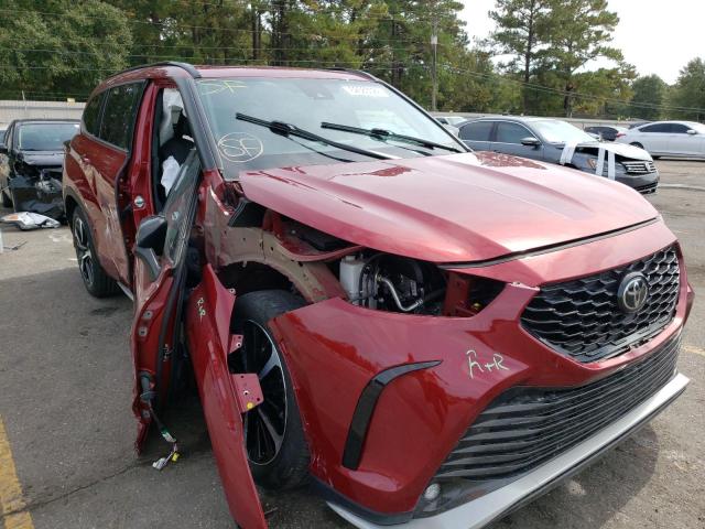 TOYOTA HIGHLANDER 2021 with VIN 5TDLZRAH2MS042698 - Photo from auction