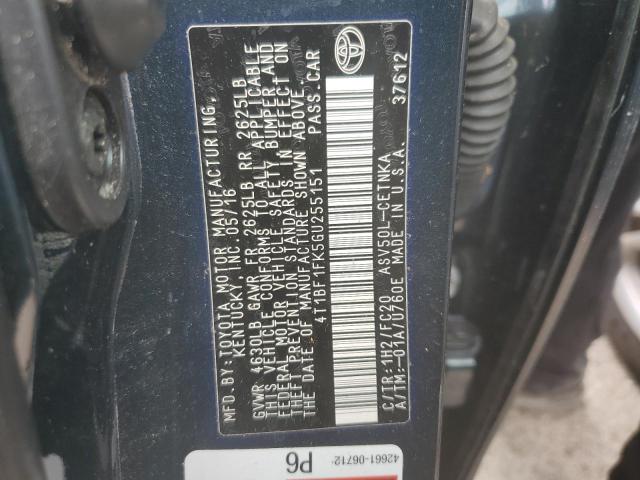 Photo 10 from auction – 2016 TOYOTA CAMRY LE with VIN 4T1BF1FK5GU255151