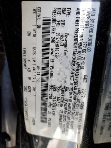 Photo 10 from auction – 2013 FORD FOCUS SE with VIN 1FADP3K23DL167752