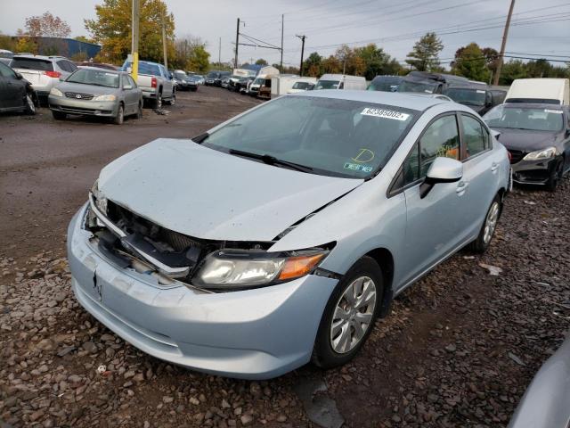 Photo 2 from auction – 2012 HONDA CIVIC LX with VIN 2HGFB2F57CH525660