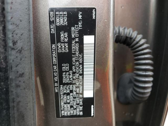 Photo 10 from auction – 2010 VOLVO XC90 3.2 with VIN YV4982CZXA1552944