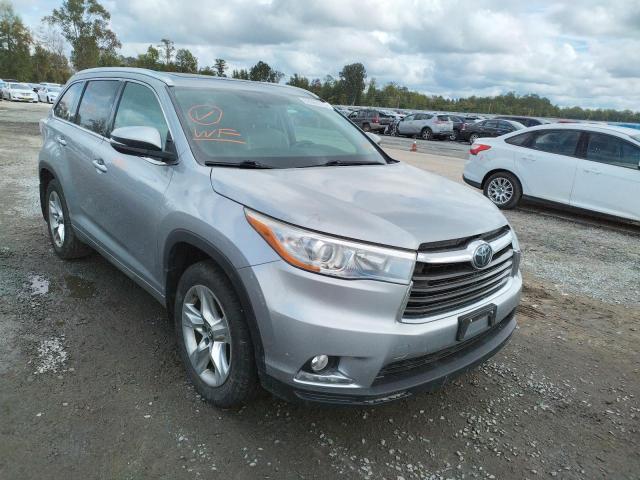 TOYOTA HIGHLANDER 2016 with VIN 5TDDKRFH8GS345751 - Photo from auction