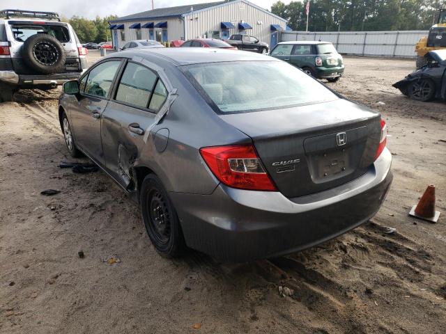 Photo 3 from auction – 2012 HONDA CIVIC LX with VIN 19XFB2E51CE064662